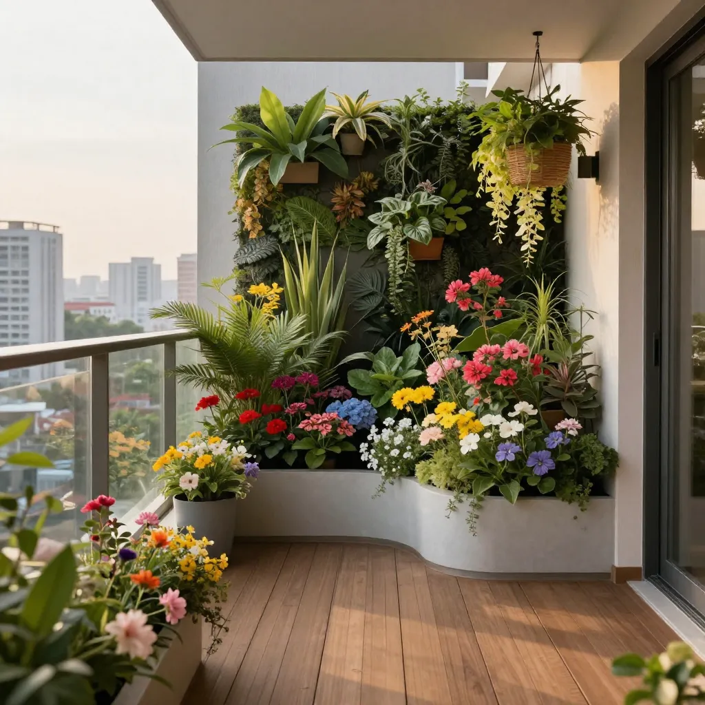 Summer flowering border