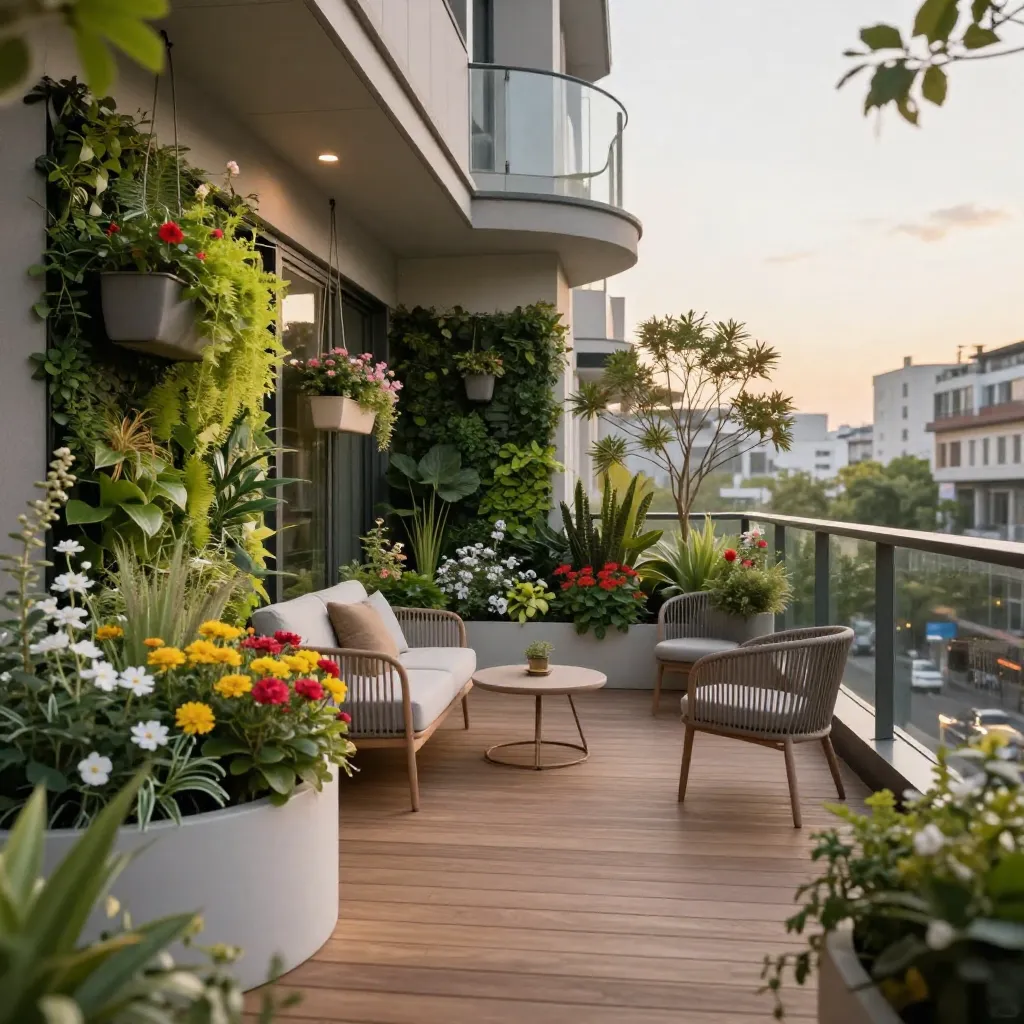 Townhouse rear garden