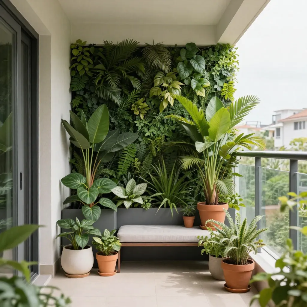 Vertical garden installation